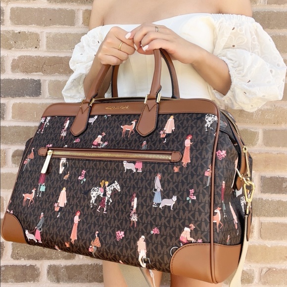 NWT Michael Kors Large Signature Leather Handbag❤️Gaby’sBags - Picture 2 of 4